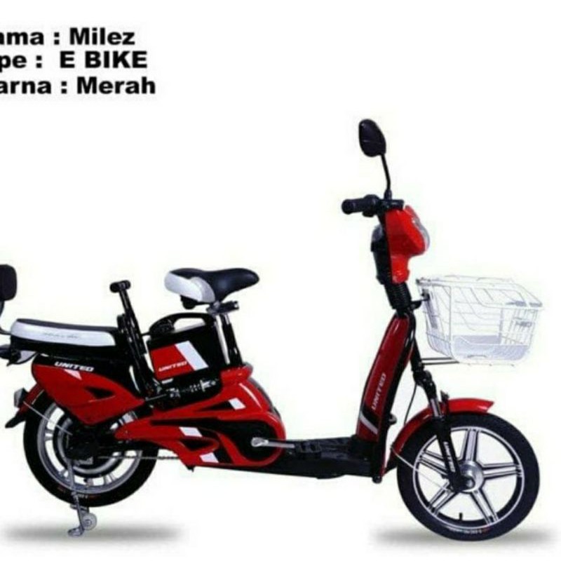 Sepeda listrik United Milez Bosch