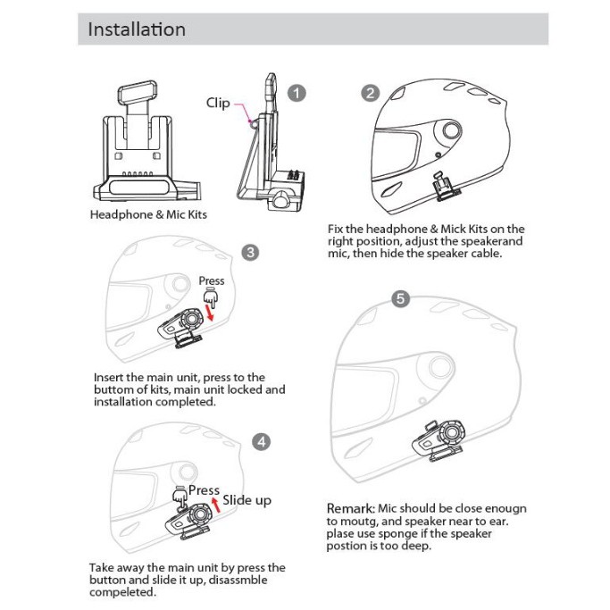 ALAT RADIO KOMUNIKASI BLUETOOTH INTERCOM INTERKOM HEADSET HELEM HELM HELMET MORNYSTAR M3-7