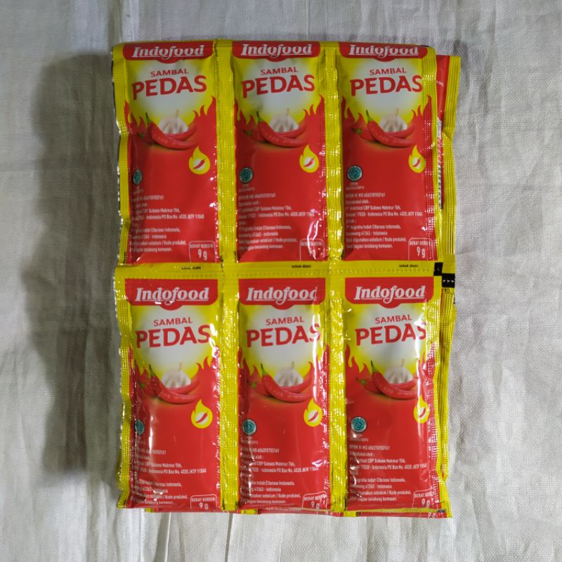 

SAMBAL PEDAS INDOFOOD SACHET (36pcs)