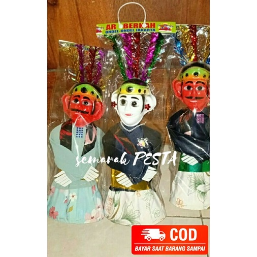 (1PCS ±40cm)ondel ondel betaWi Besar,boneka ondel ondel,