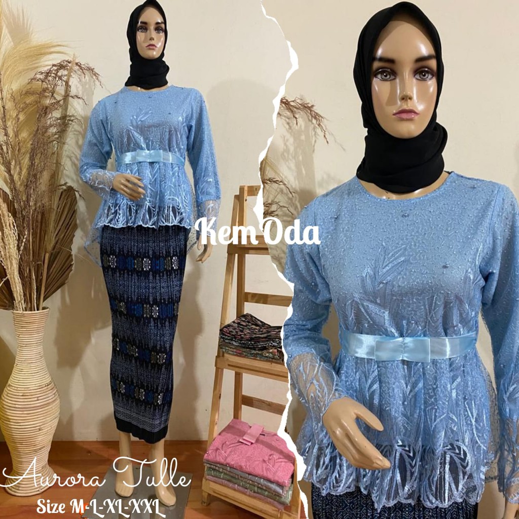 Set Kebaya Aurora Tulle Terbaru