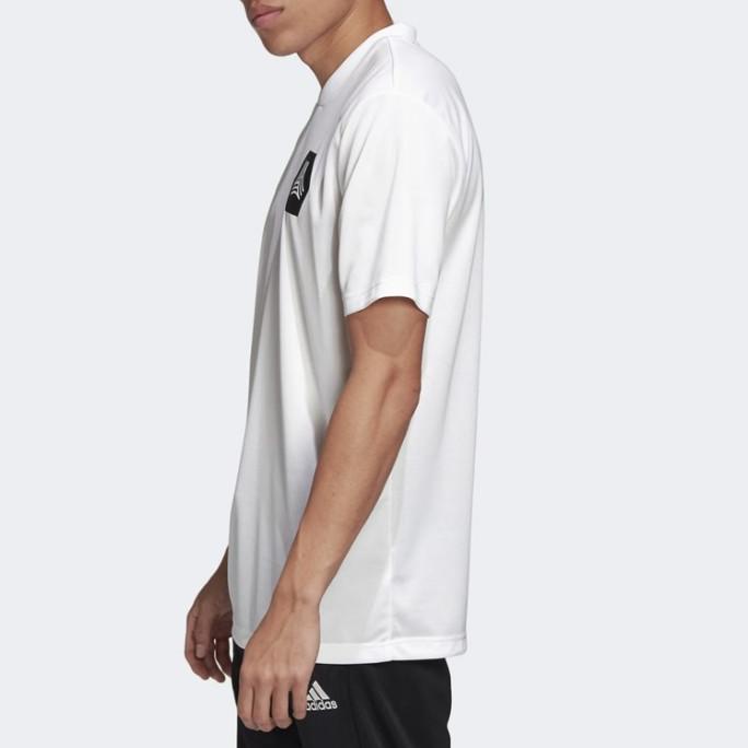 Kaos Adidas Tan Sport Training Jersey White Fj6310 Original