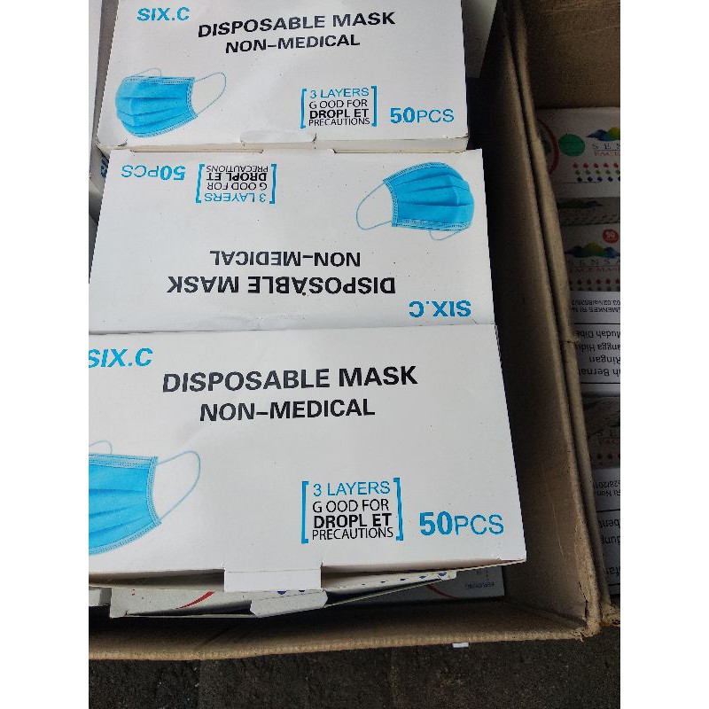 masker earlop 3 ply sebox isi 50.