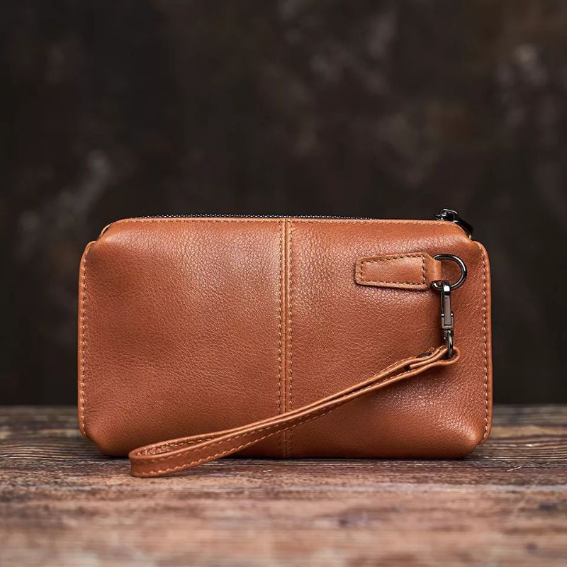 tas tangan kulit asli bahan kulit asli - clutch kulit asli bahan kulit garut