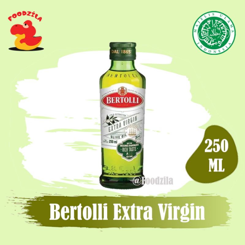 Bertolli Extra Virgin Olive Oil 250 ML Minyak Zaitun Bertoli Extra Virgin Original