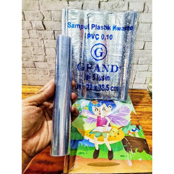 

Sampul Buku plastik mika Quarto PVC 0,10 (isi 10 pcs)