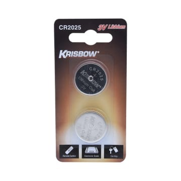 Krisbow Baterai Cr2025 2 Pcs
