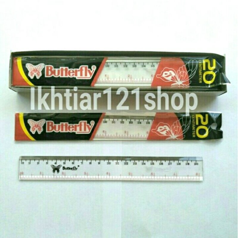 

Penggaris Butterfly Mika Ruler Satuan Per Pcs