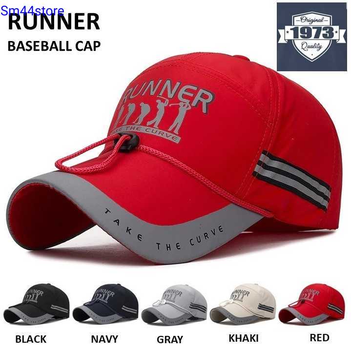 Baseball cap : RUNNER , Topi Baseball, Topi Golf