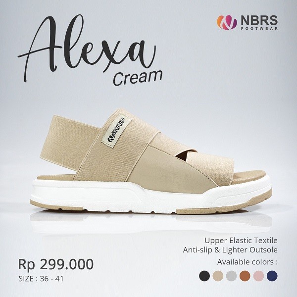 Sandal NBRS FOOTWEAR TERBARU ALEXA