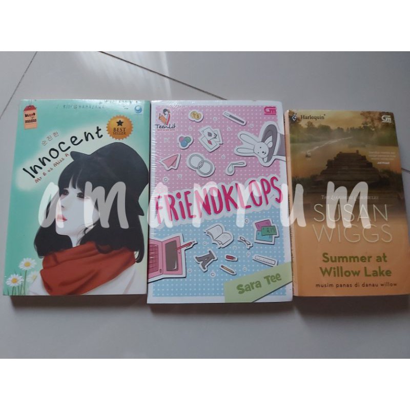 novel baru segel belum dibuka murah obral romance teenlit