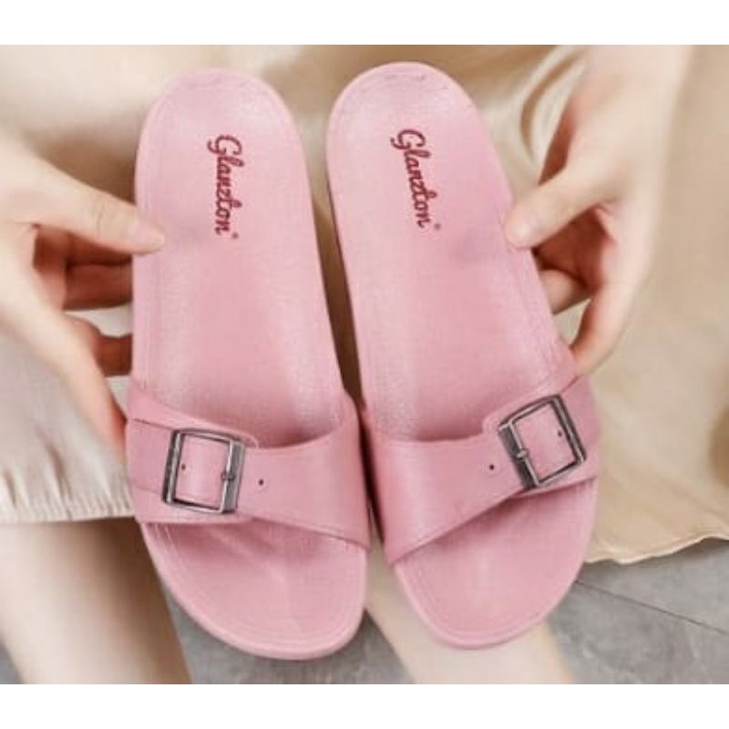 Sandal Selop Wanita Lidya Satu Ban Import F2153J