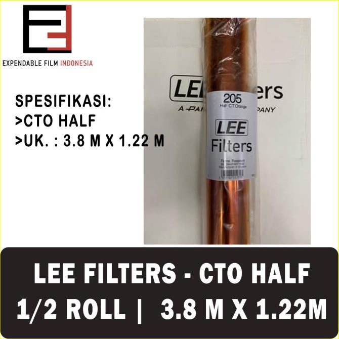 Filter Lampu Lighting Lee Filters - CTO HALF 1/2 ROLL 3.8m x 1.22m