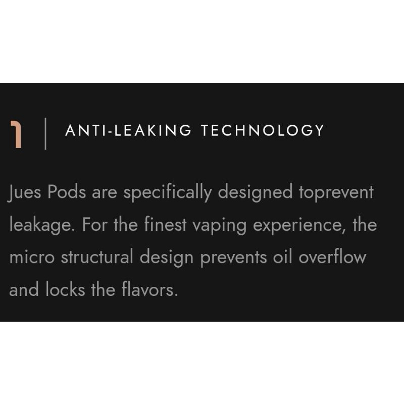 JUES INFINITY ESSENTIAL PODS PRO 1 PACK 1 PODS ORIGINAL100%