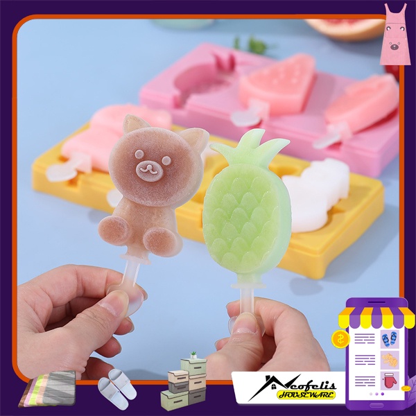 Cetakan Es Krim / Pudding Bahan Silikon PR0248