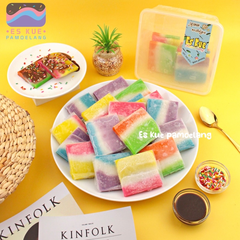 

ES KUE BIG PACK ISI 24 PCS + TOPPING | ES KUE PAMOELANG | ES GABUS [Lebih Hemat]