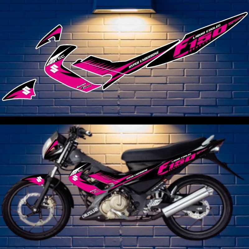 Striping Satria Fu / F 150 Old / Lama / Barong 2008 2009 2010 2011 2012 Variasi Sticker Stiker Motor