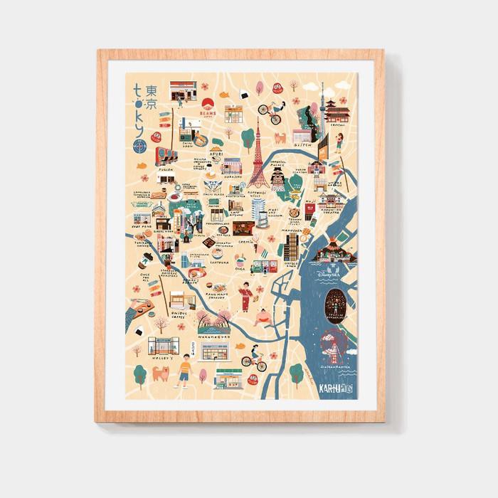 

HOT SALE @PASARKARTUPOS TOKYO MAP A3 POSTER !!!