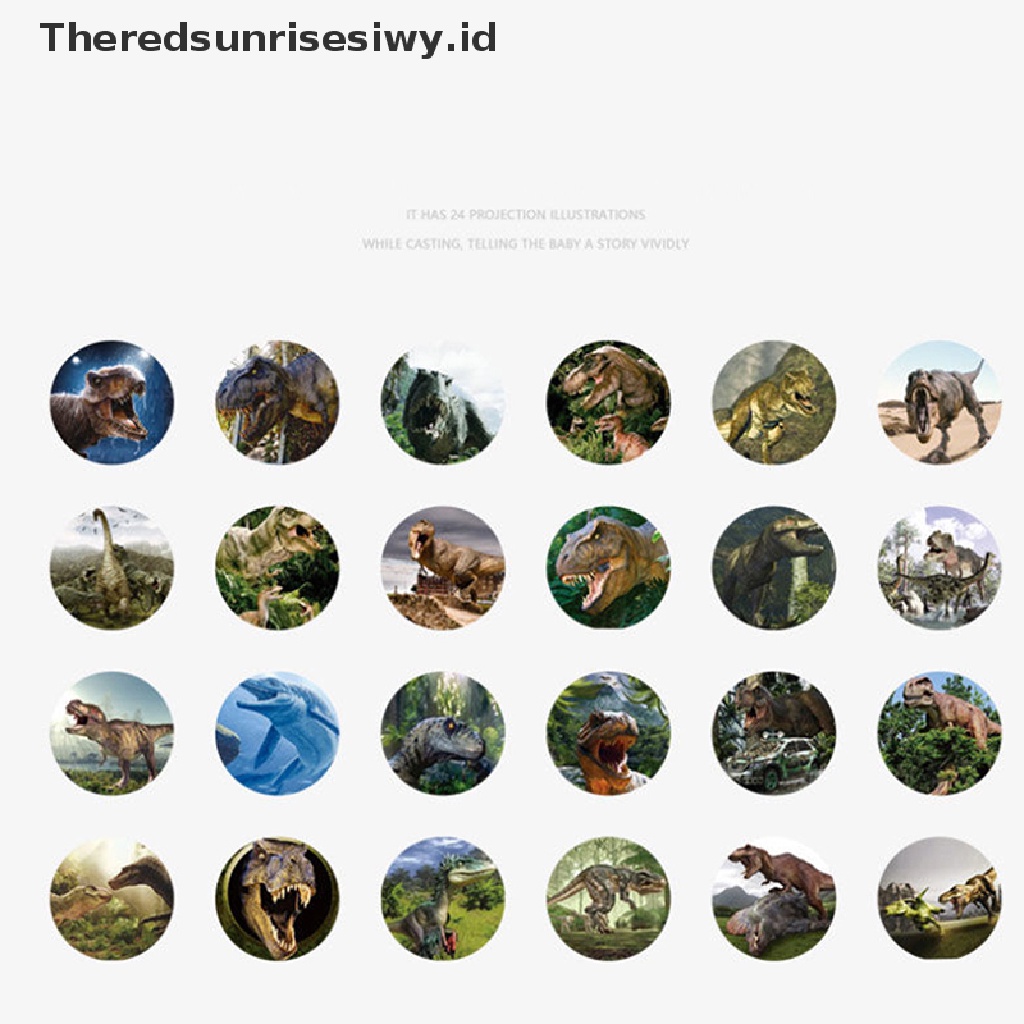 (Theredsunrisesiwy.Id) Mainan Senter Proyektor Dinosaurus Untuk Edukasi Dini Anak