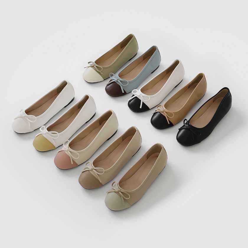 [PO] Malette Two Tone Ribbon Flat Shoes SEPATU SAPPUN (ORI KOREA) **BACA DESKRIPSI**