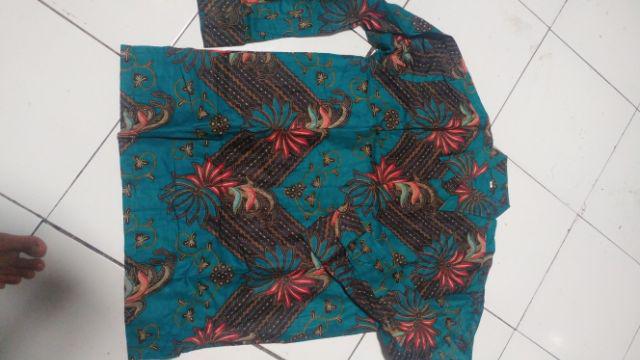Kemeja Batik Pria Lengan Panjang Pendek Seragam Kantor Keluarga Baju Branded Batik Pekalongan