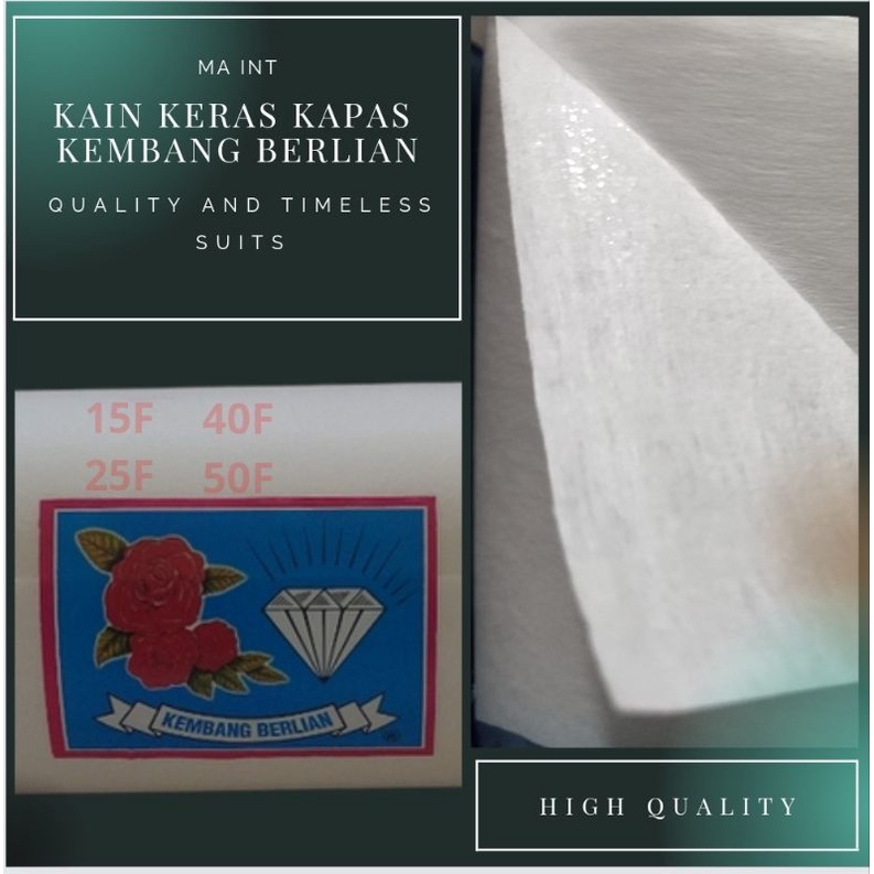 Kain Keras Lem Busah KBB Kain Keras Interlining