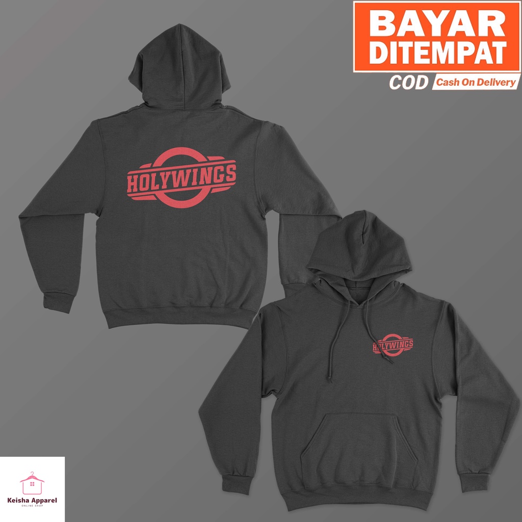JAKET HOODIE HOLYWINGS LOGO PREMIUM