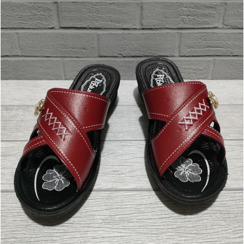 sandal perempuan keret wanitaLaluna pariasi pin Mutiara sandal selop wanita dewasa