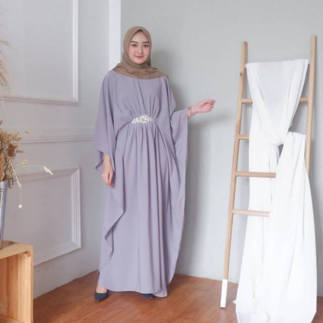 Tiara kaftan dress muslim hits gamis murah