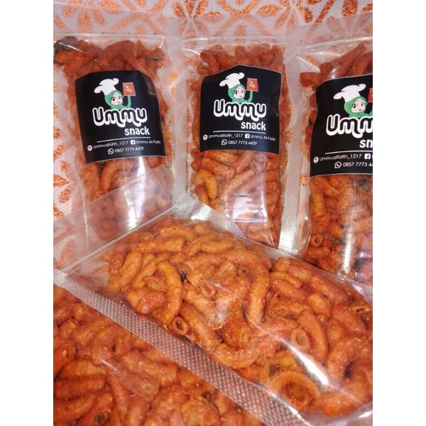 

Mkaroni kriwil/pipa pedas daun jeruk