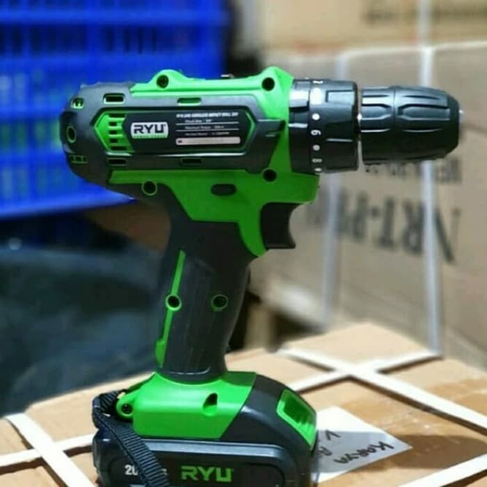 DLN |  CORDLESS IMPACT DRILL RYU RCI20V/MESIN BOR BATERAI RYU/TEKIRO
