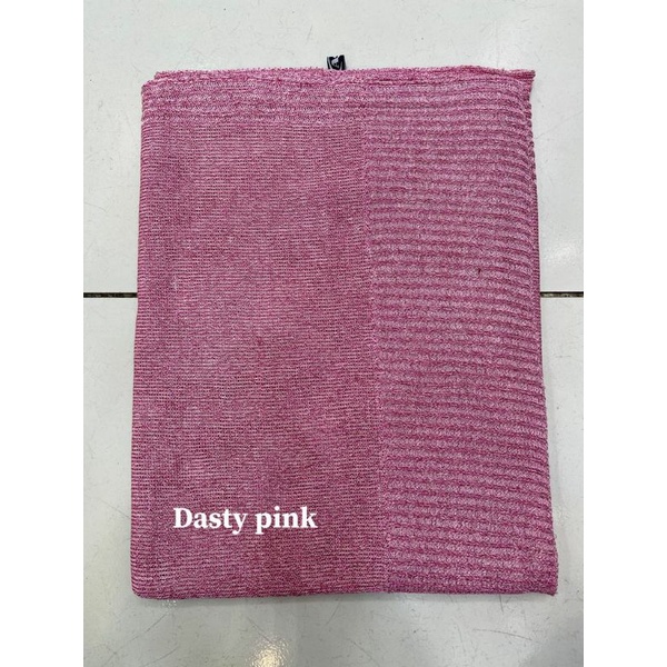 PASHMINA RAJUT GLITER / PASHMINA RAJUT PENGANTIN / PASHMINA PREMIUM-Dasty pink