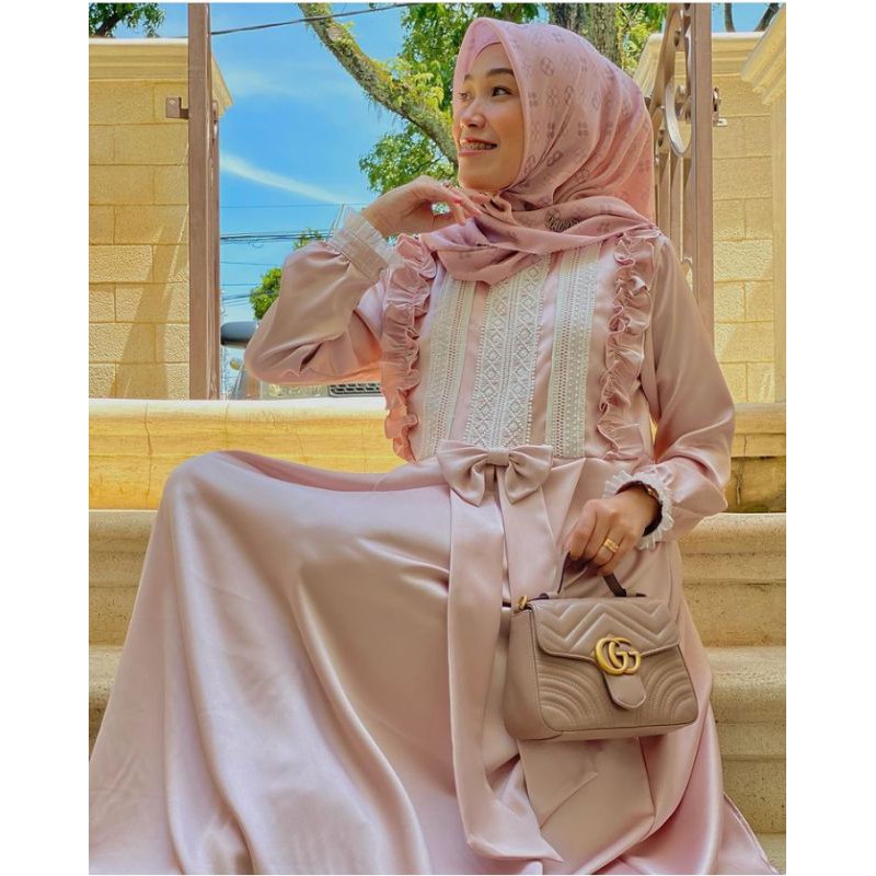 BAJU WANITA DRES MUSLIM GAMIS ISLAMI RAYA SERIES BY EAZY.STYLE ORIGINAL