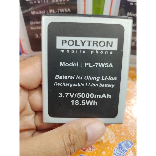 baterai batterai battery batrai Polytron PL 7W5A original