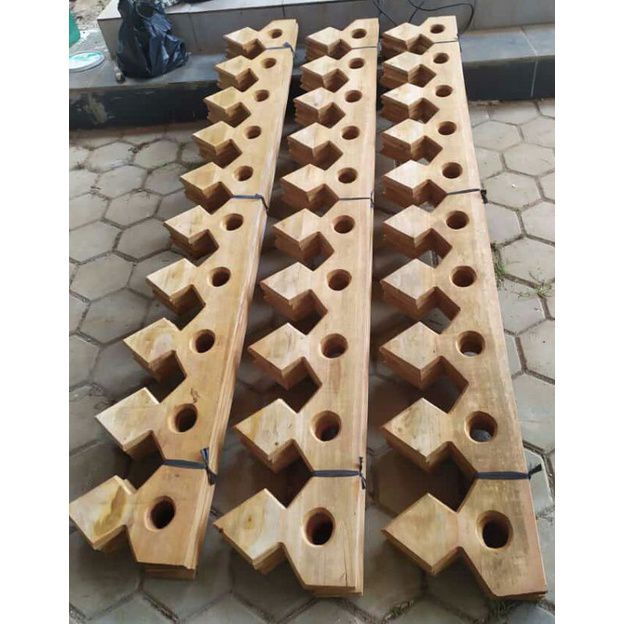 Lisplang Kayu Gigi Balang Betawi 30 cm