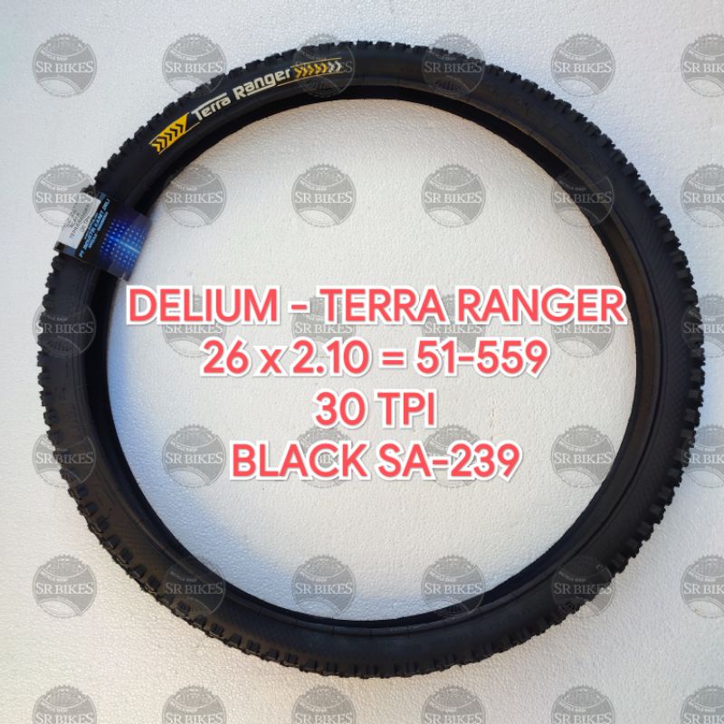 Ban Luar 26 x 2.10 Sepeda MTB Gunung. 30 TPI. DELIUM TERRA RANGER