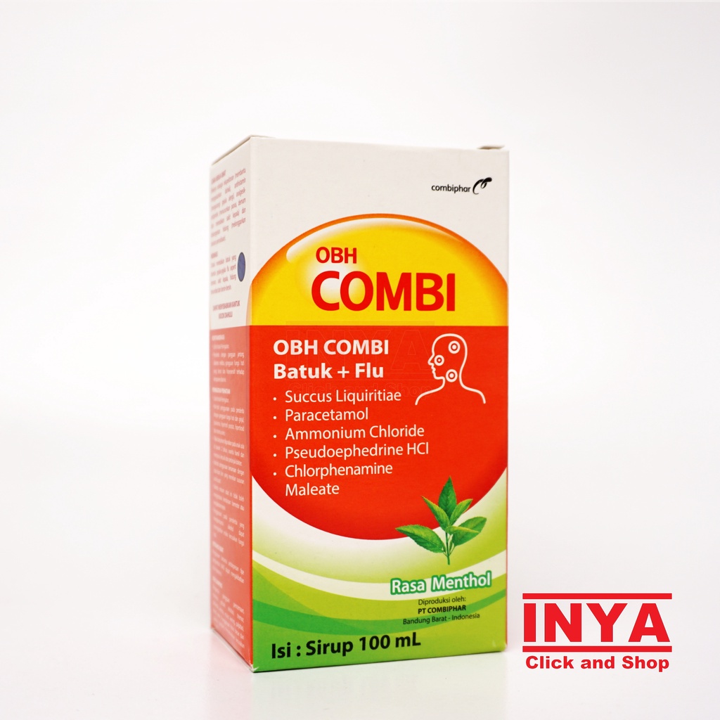 OBH COMBI BATUK DAN FLU RASA MENTHOL 100ml - Obat Batuk