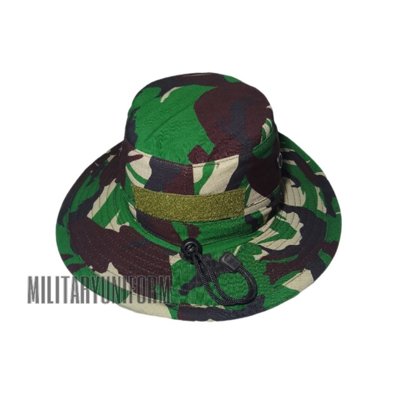 Topi rimba loreng tni ad topi rimba kawat malvinas/kasad