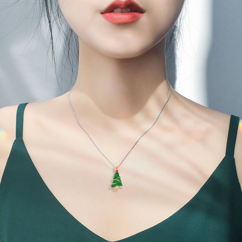 Liontin kalung natal christmas serbaguna untuk diy kerajinan gelang anting motif santa rudolph rusa snowman pohon krans lonceng tongkat kaos kaki