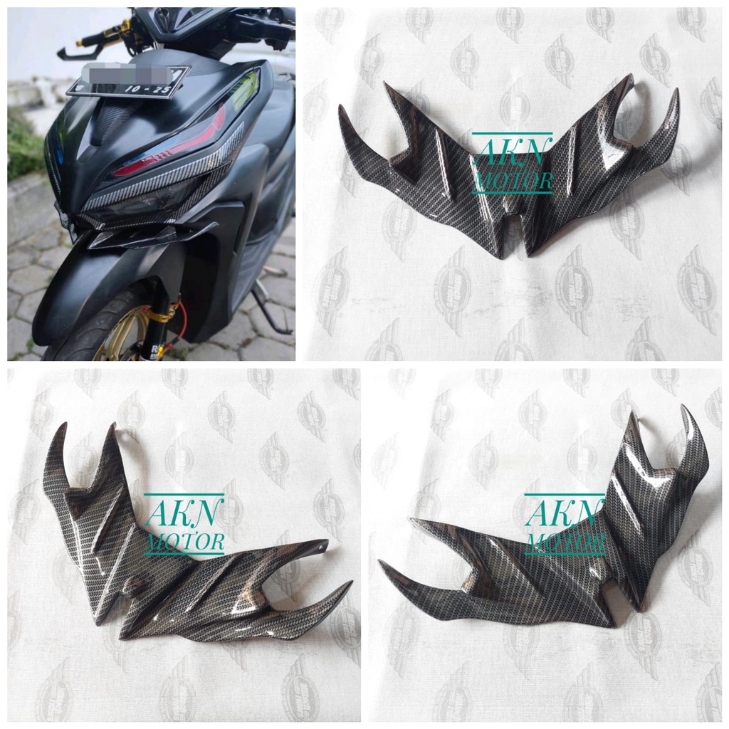 WINGLET FIBBER CARBON HONDA VARIO 125 / 150 NEW 2018 - 2022 PLUG AND PLAY