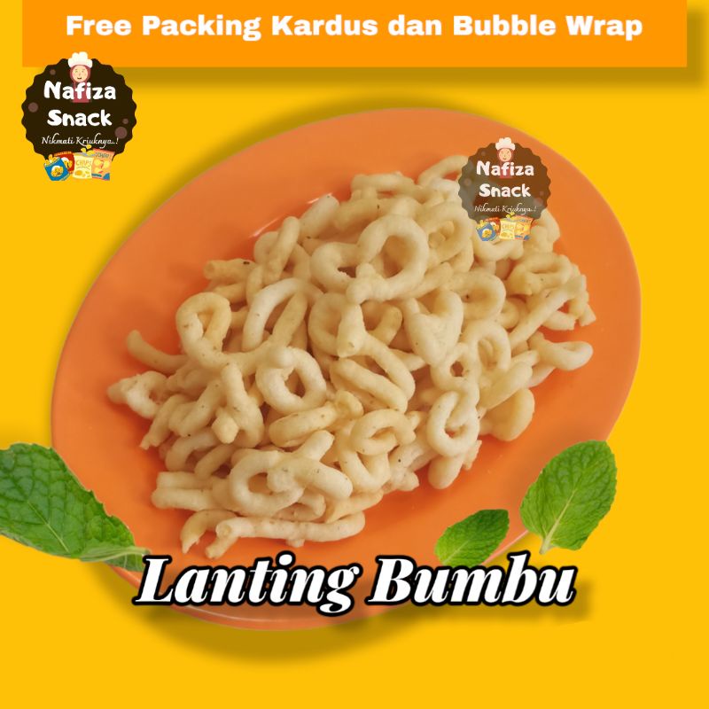 

Lanting Bumbu 250 Gram Termurah /Lanting Bumbu Bentuk Angka/Cemilan Gurih dan Renyah