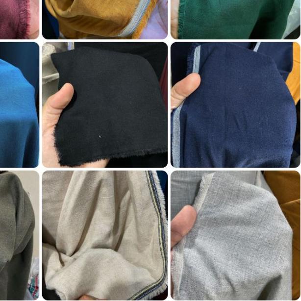 Flanel katun polos//Bahan katun Flanel polos meteran/kain flanel impor