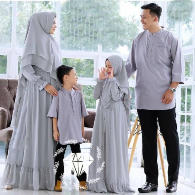 Baju Gamis Sarimbit Couple Pasangan Keluarga Muslim Nibras camara Gamis TERBARU EDISI LEBARAN 2023 MURAH COUPLE NADIRA ANDIKA KELUARGA FAMILY  MOM DAD AYAH ANAK KID MS ADA VIDEO PRODUK ASLI