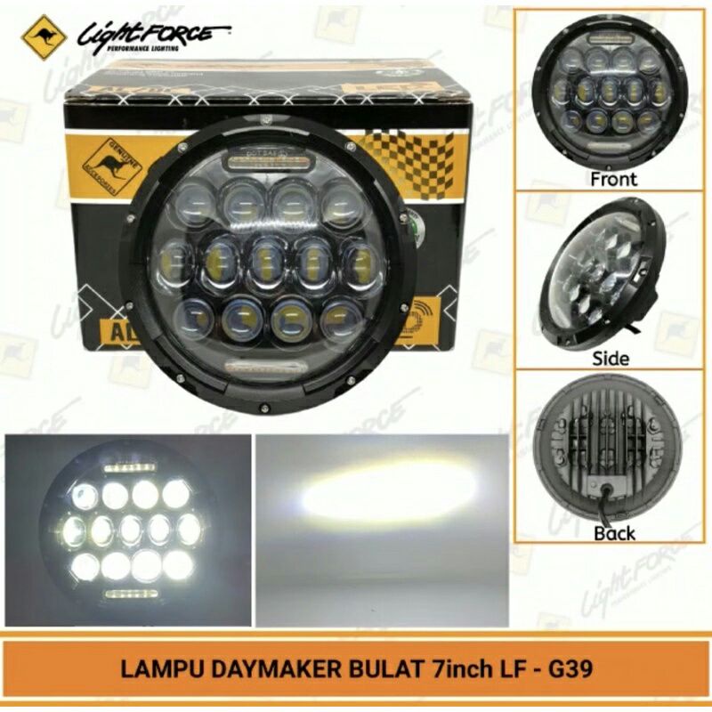 LAMPU LED DAYMAKER 7INCH SPIDER EYES 13 MATA W175