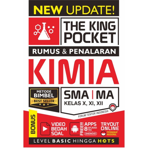 BUKU SMA - NEW UPDATE THE KING POCKET SMA MATEMATIKA., KIMIA, BIOLOGI, FISIKA / BUKU POCKET SMA-KIMIA