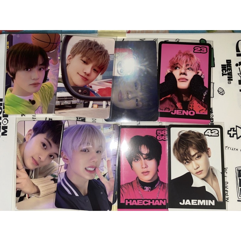 wts pc mictape jeno pc digipack jaemin spion tc b mark chenle basket tc b jisung comcept tc b haecha