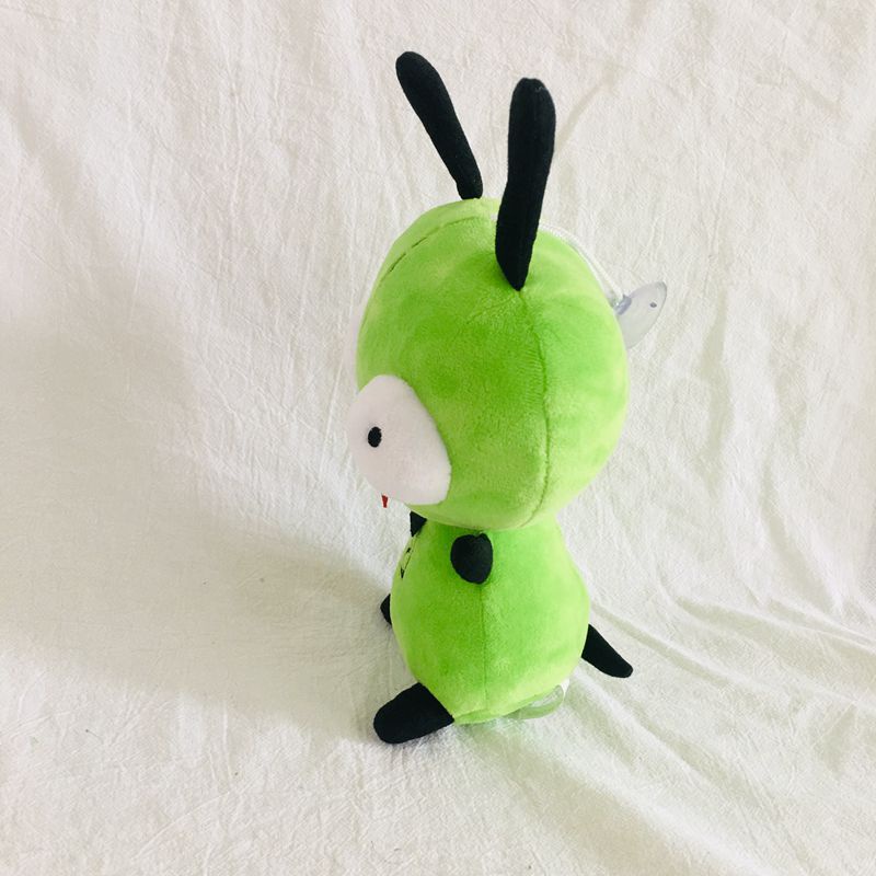 Mainan Boneka Stuffed Plush Alien ET 3D Mata Hijau Invader ZIM GIR Dog 20cm Untuk Hadiah Natal Anak