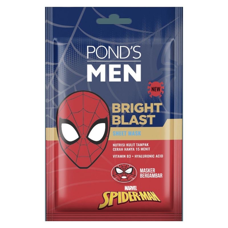 Pond’s men ponds Spider-Man Bright Blast star wars dirt fader Face Sheet Mask