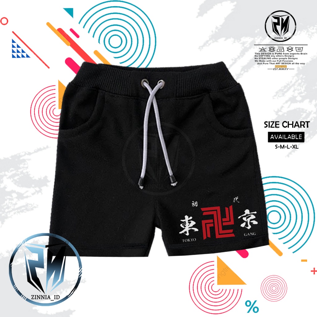 Celana Jogger Pendek Anak Tokyo Manji Touman Tokyo Revengers