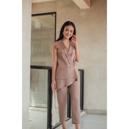 Maven - Selina Top + Lennox pant in Khaky